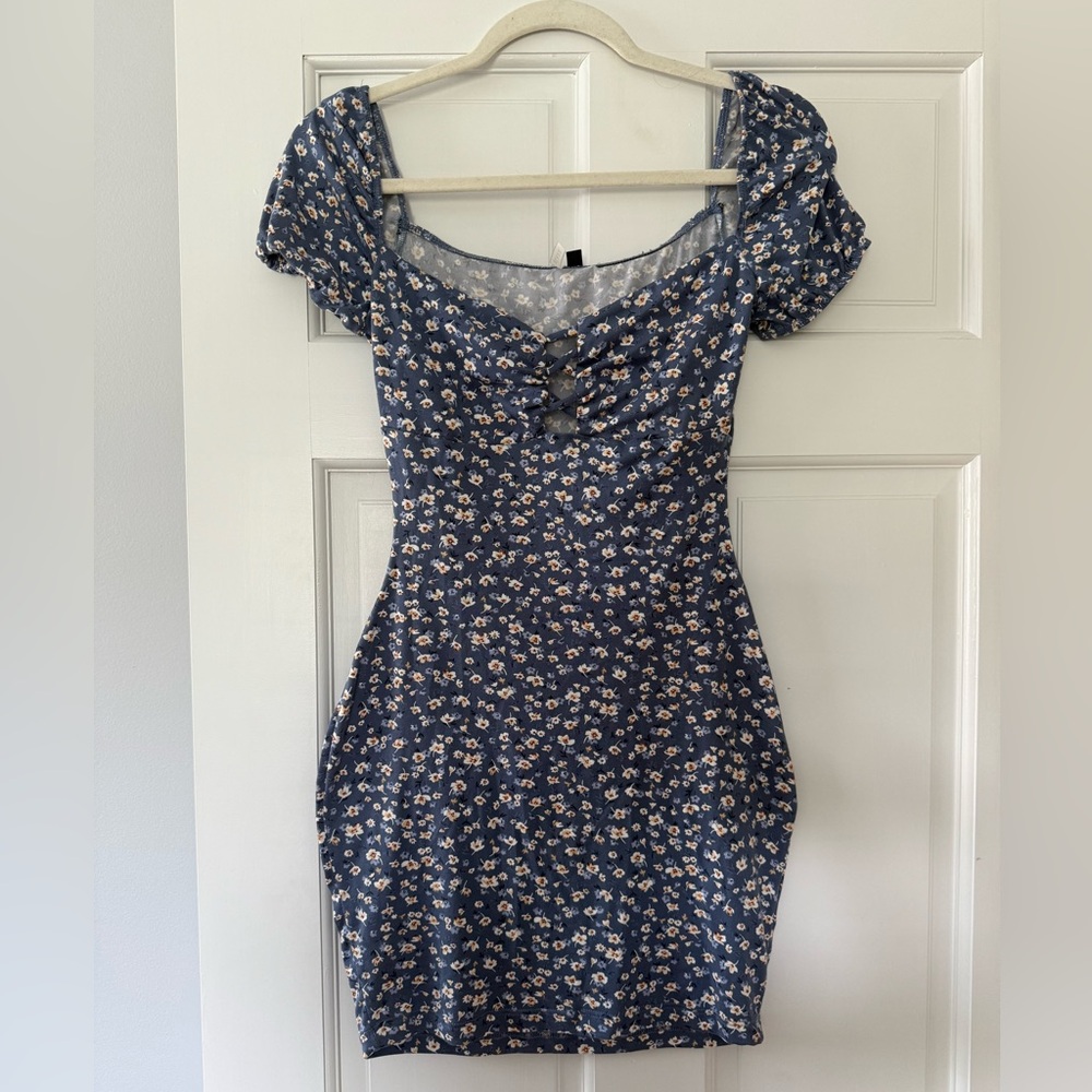 women’s floral bodycon mini summer dress